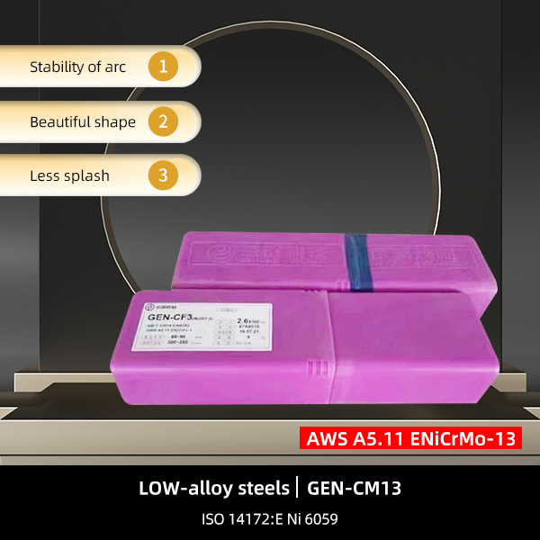 Aliatges de níquel Dades de fabricació de soldadura de l'elèctrode manual ENiCrMo-13