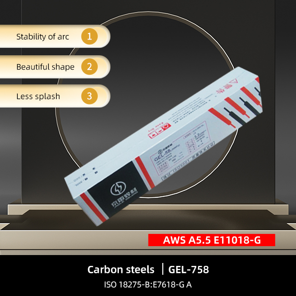 High Carbon Steel Manuell Elektroden E11018-G Löt Accessoiren