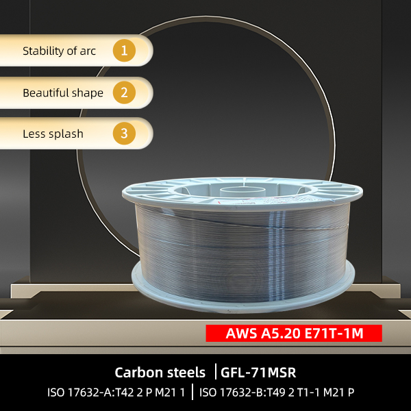 Low-alloy steels Flux cored waya E71T-1M Hatimin na'urorin haɗi
