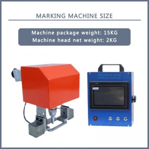 Single handheld pneumatic marking machine