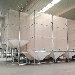 Sistema di silos automaticu EPS per perle di polistirene espansibile