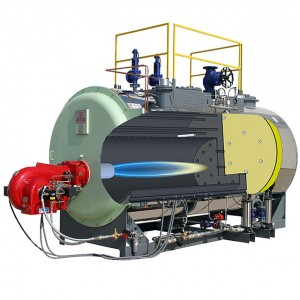 Otomatis 1- 20 Ton Industrial Oil Gas Fired Steam Boiler