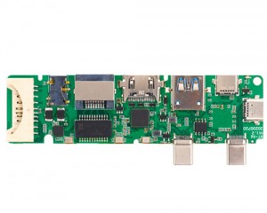 Δεδομένα 8 ΣΕ 2 USB Type C σε RJ45+HDMI+PD+SD+TF+Type C