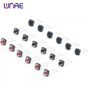 Tact Switch 6*6*5 Middle 2 Pin Long Feet 13.5mm Momentary Tactile Push Button Switches
