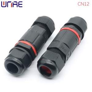 IP68 Circular Joint Splicer 2/3 Pin CN12 Waterproof Cable Quick Connector