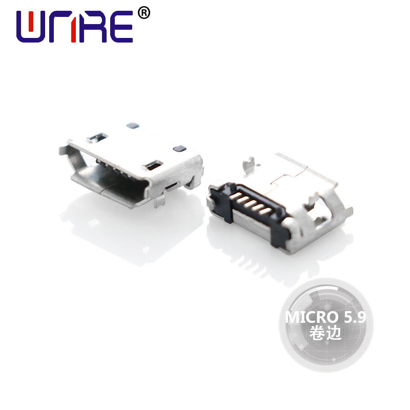 Micro 5.9 Crimping Socket Connector Mobile үчүн заряддоо коннекторлору
