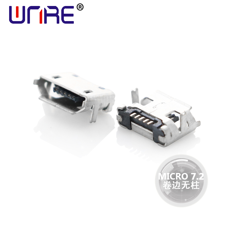 Micro 7.2 Crimping Column Free Socket Connector Charging Connectors for Mobile
