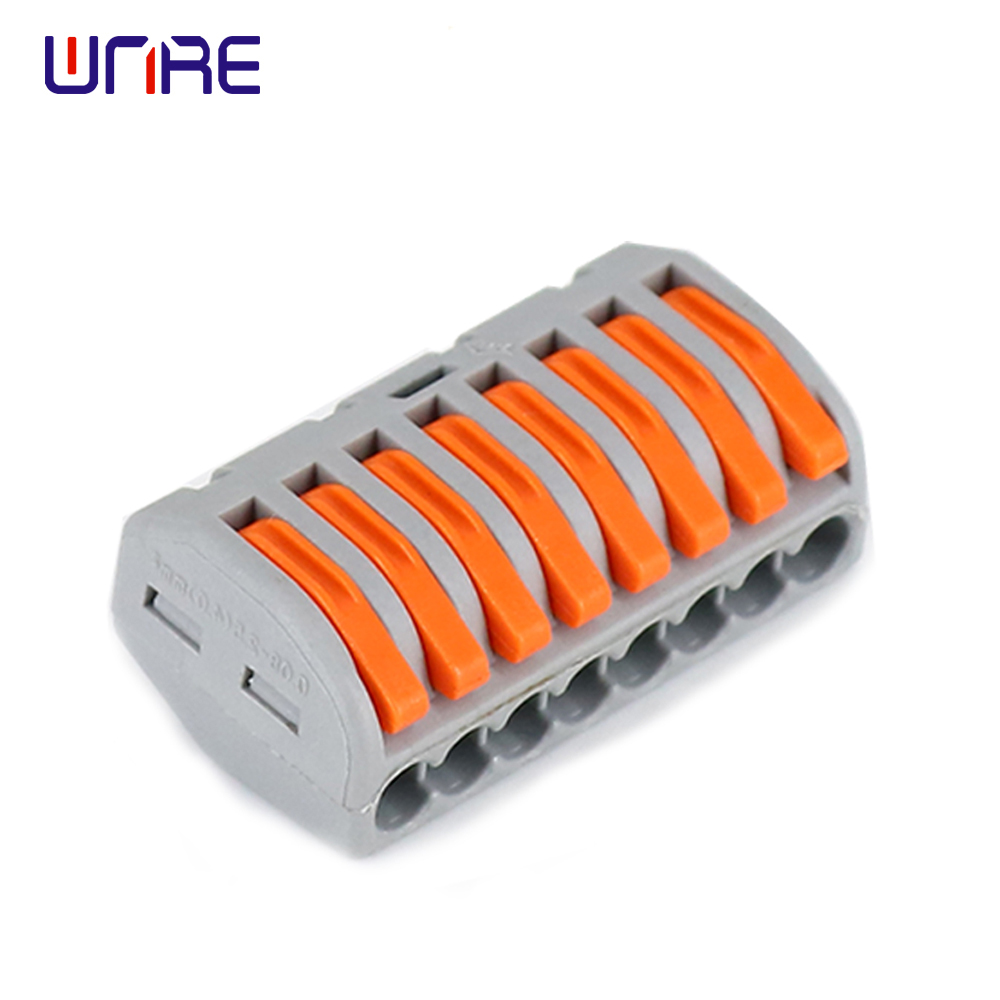 PCT-218 Electrical Connector Cable Wire Push-in Terminal Block Universal Quick Terminal Wiring Connectors Alang sa Cable Connection