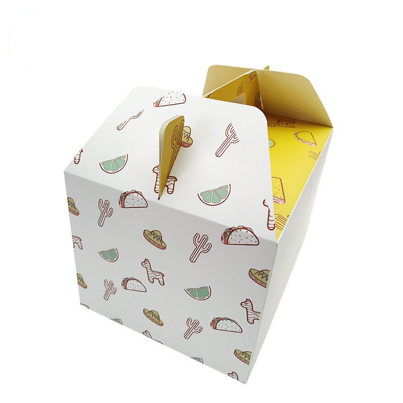 boîte de pâte à gâteau personnalisée boîte de papier de pâte feuilletée