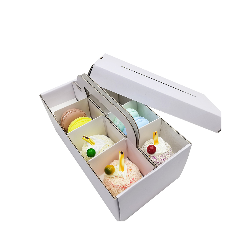 белые коробки для тортов по индивидуальному заказу