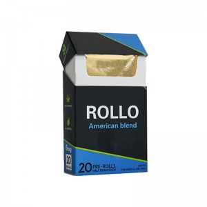 Personnalisez les boîtes à cigarettes 20 pack avec Gold foi ...