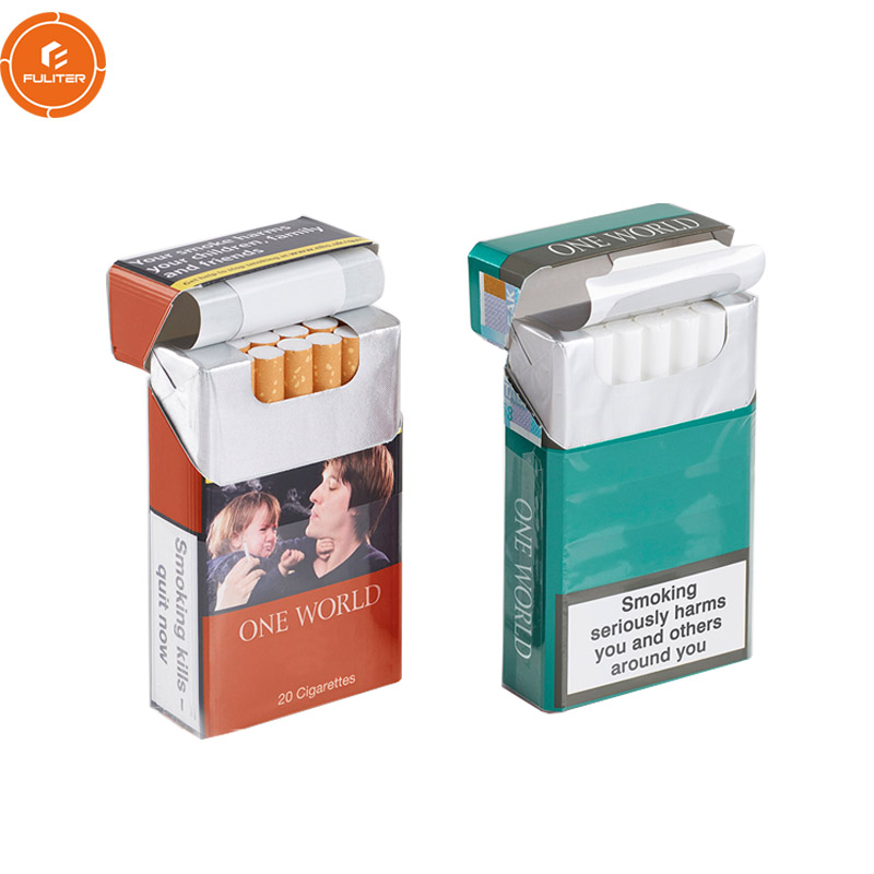 Tukša iepriekš velmēta papīra iepakojuma cigarešu kastes vairumtirdzniecība