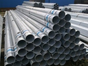 Special galvanized pipe for outlet