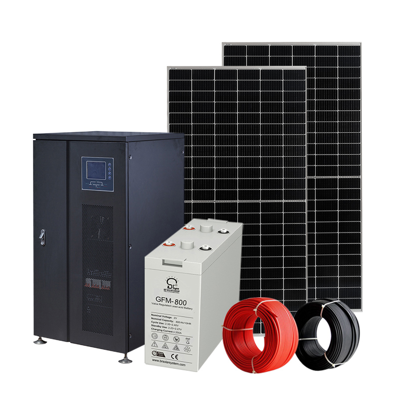 Off-grid zonnepaneelsysteem van 80 kW