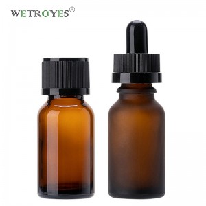 15ml Amber Pharmaceutical Glass Dropper Bottle with Screw Cap