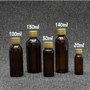 20ml 50ml 100ml 140ml 150ml Pharmaceutical Amber Glass Vials Oral Liquid Bottles