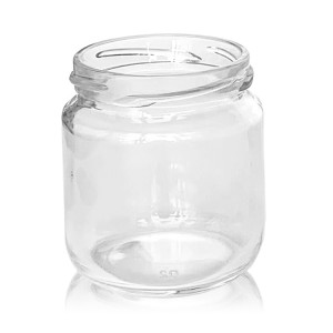 Factory Price 250ml Round Glass Food Jar for Coconut Oil