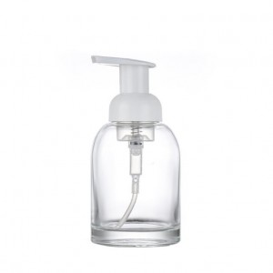 8oz 250ml Hand Soap Hand Wash Foaming Pump Glass Bottle