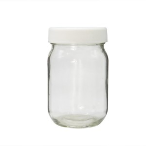 Wholesale Round Glass Jar for Food 12 oz Mason Jars with Metal Lid