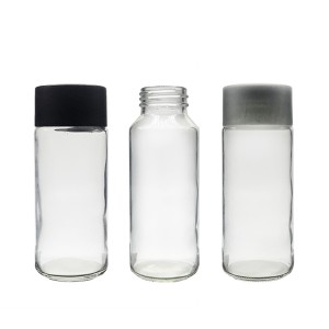200ml VOSS shape Glass Bottle for Milk Water Use