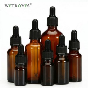 Manufacture Essential Oil Bottle Packaging with Black Dropper