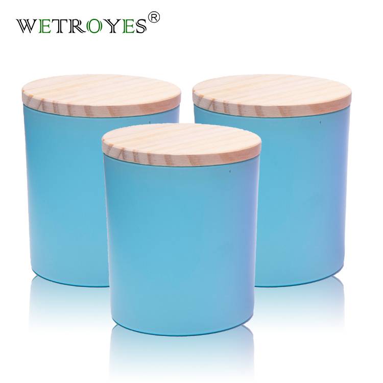 Clear Straight Bottom Glass Candle Cup with Wooden Lids - China Straight  Bottom Candle Cup and Candle Holder with Wooden Lid price