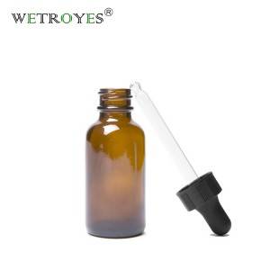30ml Amber Glass Boston Dropper Bottle Essential Oil Use 1oz