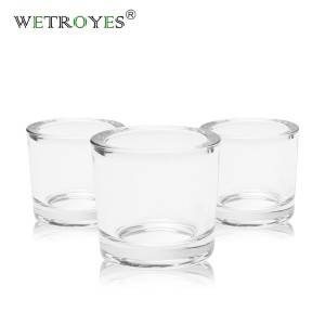 Manufacture China 85ml Fashion Empty Glass Jars for Candle Making