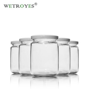 240ml Round Glass Canning Jar for Honey Spice Oil