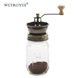 New Hand Mason Jar Coffee Ginder Lid for Regular Mouth