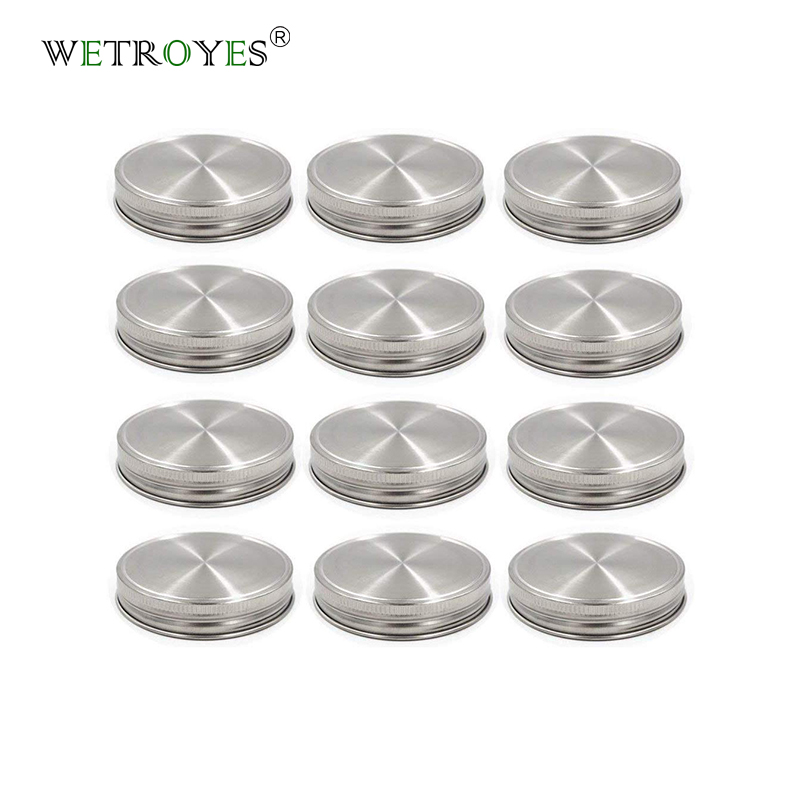 86mm Stainless Steel Canning Mason Jar Lids Featured Image