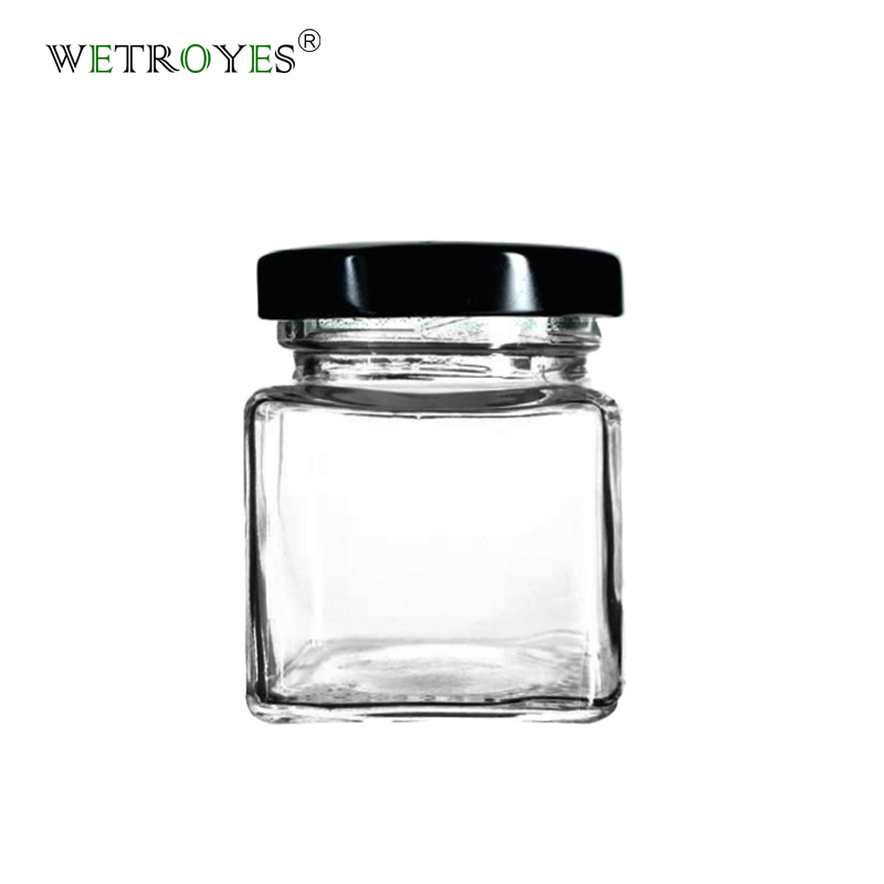 Small medium large size glass juice preserving bottle with clip