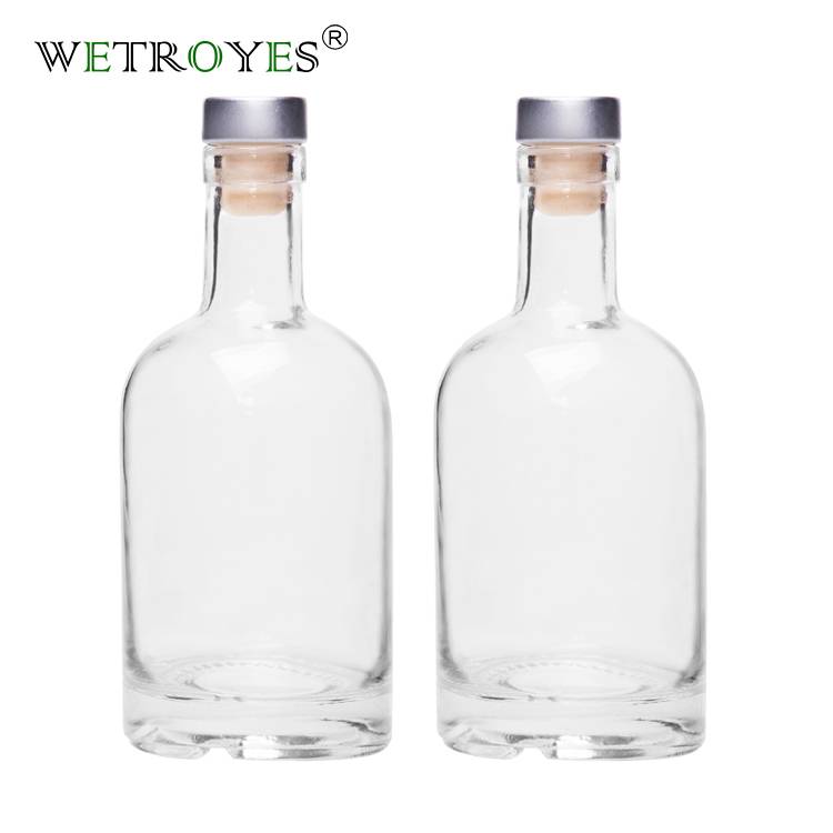375 ml Clear Glass Nordic Vodka Liquor Bottle Featured Image