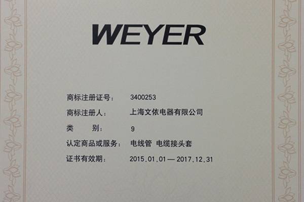 На Вејер му беше доделена репутацијата на познатата трговска марка во Шангај