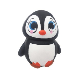 EN71 Amazon hot sell Certificated Kids Educational Toys Jumbo SquishIes DCPU-A014 Kawaii Squishy Penguin kids of toys