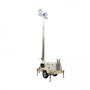 4TN4000 Trailer Mounted Manual Mast Mobile Light Tower