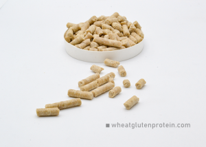 Natural Organic Cylindrical Vital Wheat Gluten Pellet As Nutrient Additive For Aquaclture​ Feed