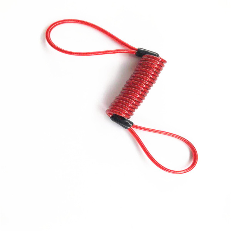 Plastic Coated Safety Coil Tool Hanging Rope