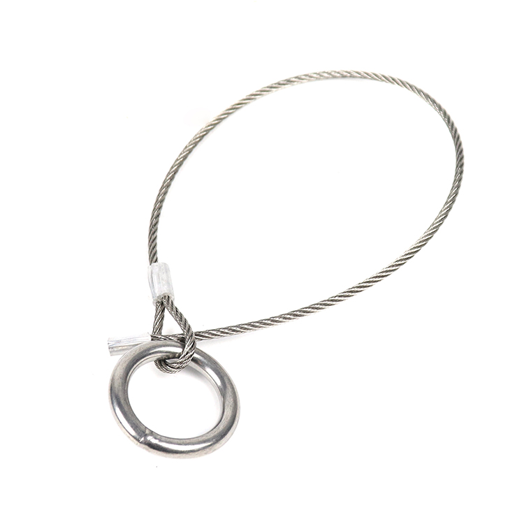 Assemblaġġi tal-Cable Stainless Steel o-ring