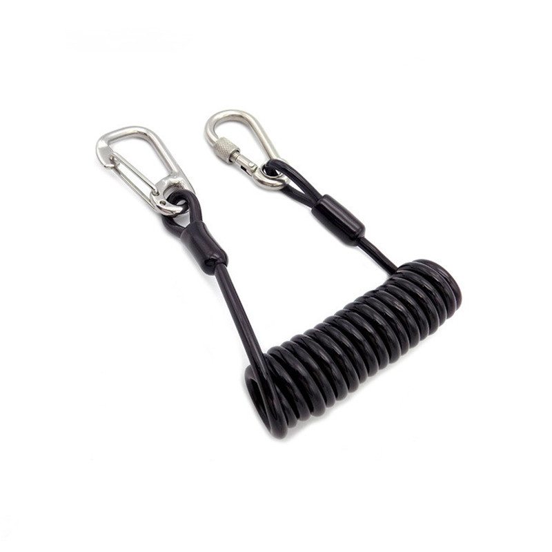 Spring coil tether Lanyards Ropes Featured Image