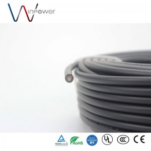 Pinuno pv tuv xlpe EN 50618 solar panel Wire Dc Photovoltaic power battery heat cable H1Z2Z2-K supplier 6mm2 1000v manufacturer