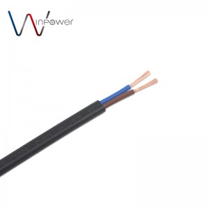 UL NISPT-1 2 çekirdekli 18 AWG PVC bakır esnek güç kablosu