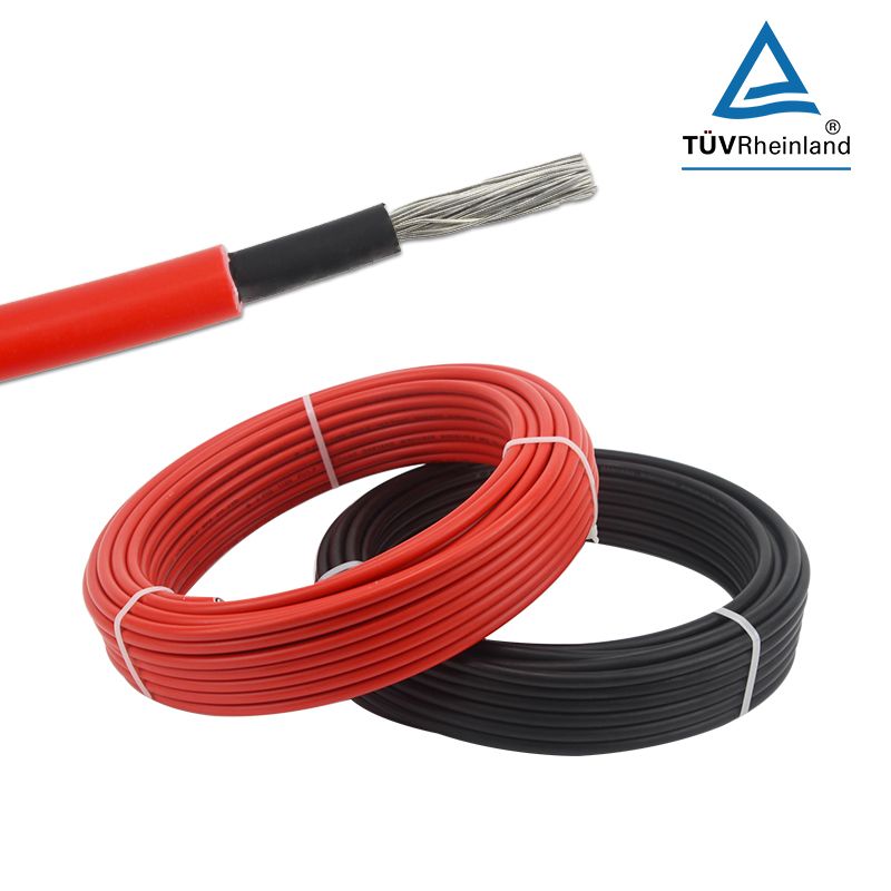 tuv pv1-f 2pfg 1169 photovoltaic xlpe Leader pv solar panel Dc Wire power battery heat cable 4mm2 manufacturer supplier