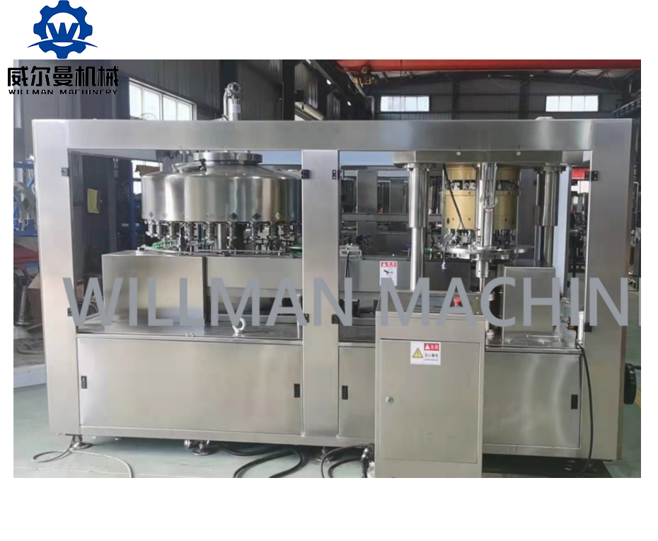 Mesin Jus Kaleng Isi lan mesin sealing jus kaleng jalur produksi Vietnam