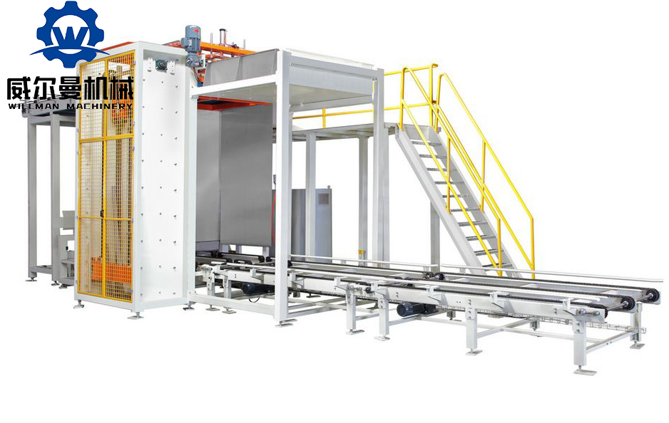 Máquina de despaletización automática de latas metálicas baleiras Fabricante de maquinaria de subministración de fábrica/Willman Machinery