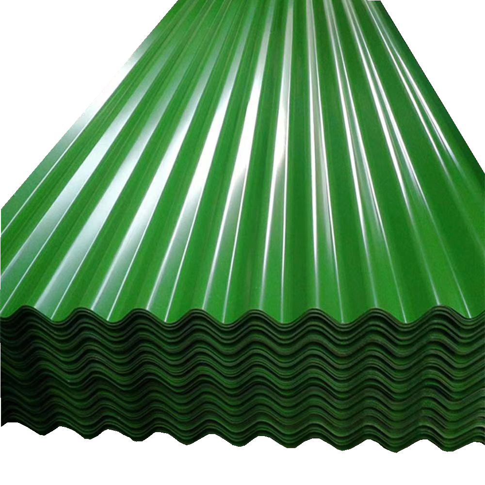 Factory Chinese Supplier PPGI Corrugated Galvanized Steel Roof Sheet Color roofing sheet