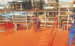 Серия антикорозионни бои за тежки условия на работа за вътрешната стена на резервоари за съхранение на петрол на водна основа