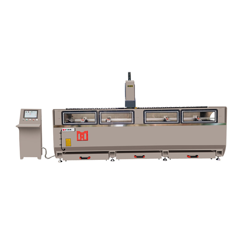 Aluminum profile CNC drilling and milling center WD-CNC-3200Z
