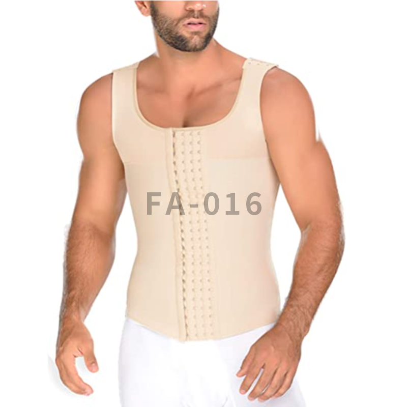 FA-016 Male Fajas-Body Shaper Compression Shirt for Men