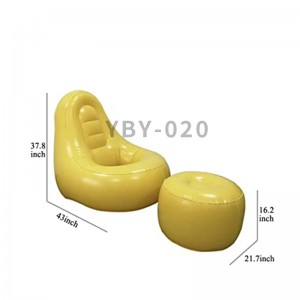 YBY-020 Inflatable BBL Chair-Tropical Ambience Inflatable BBL Lounge Chair for Surgery, Pregnancy, and Relaxation